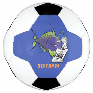 釣りおもしろい魚の漫画 サッカーボール