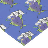 釣りおもしろい魚の漫画 ショートテーブルランナー (コーナー)