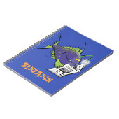 釣りおもしろい魚の漫画 ノートブック (左側)