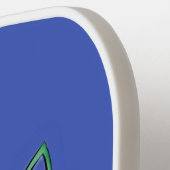 釣りおもしろい魚の漫画 ピックルボールラケット (左詳細)