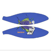 釣りおもしろい魚の漫画 ミニバスケットボール (パネル)