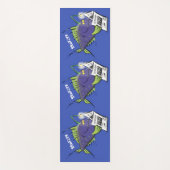 釣りおもしろい魚の漫画 ヨガマット (正面)