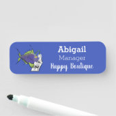 釣りおもしろい魚の漫画 名札 (インサイチュ)