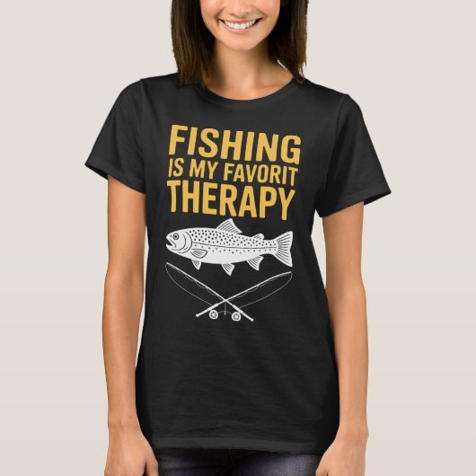 釣りおもしろ父の日フィッシャーマン Tシャツ (正面)