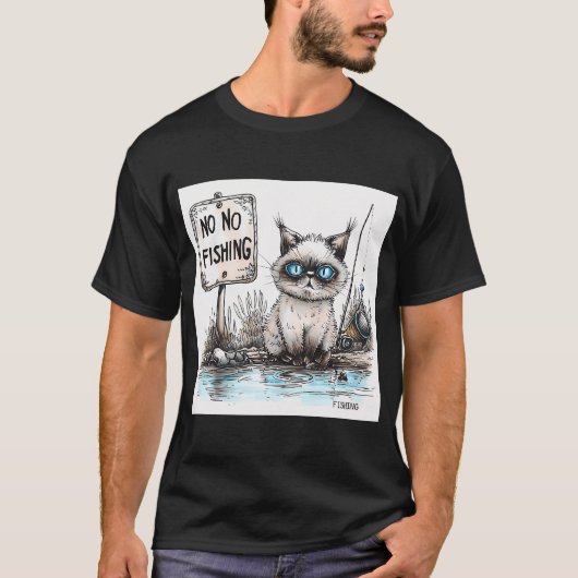釣りお父さん Tシャツ (正面)