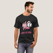 釣りがしたいおもしろ釣り Tシャツ (正面フル)