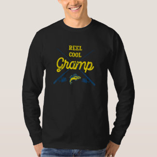 釣りが大好きなおじいちゃんのためのユーモラスなデザイン Tシャツ
