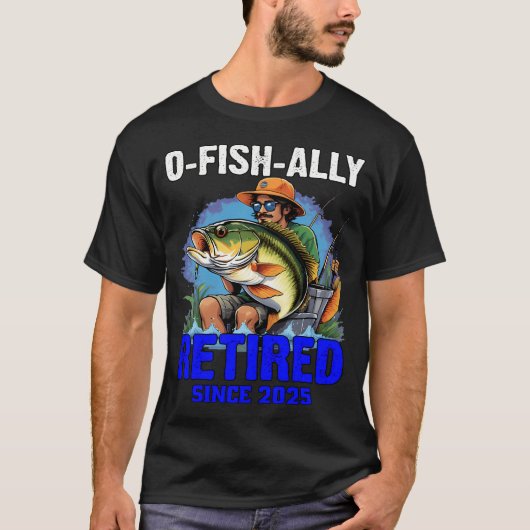釣りが好きで生まれてきた Tシャツ (正面)