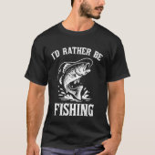釣りが好きな釣り人 魚狩人 Tシャツ (正面)