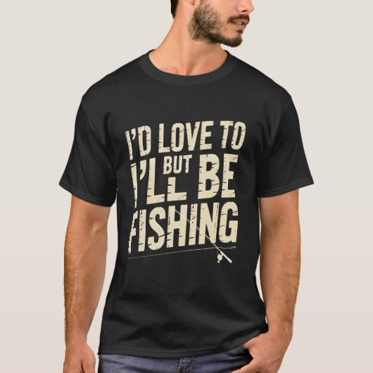釣りが趣味のあなたへ 楽しいフィッシャーマン Tシャツ (正面)