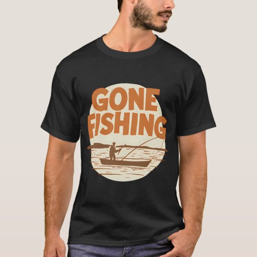 釣りさえできれば幸せ Tシャツ (正面)
