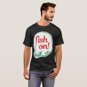 釣りだ!フィッシングステッカー Tシャツ (正面フル)
