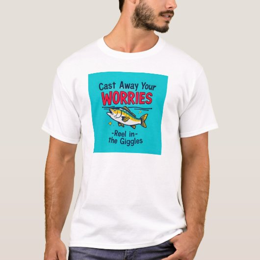 釣りで楽しもう Tシャツ (正面)