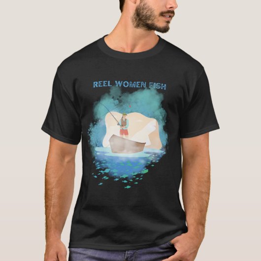 釣りで正気でいられる Tシャツ (正面)