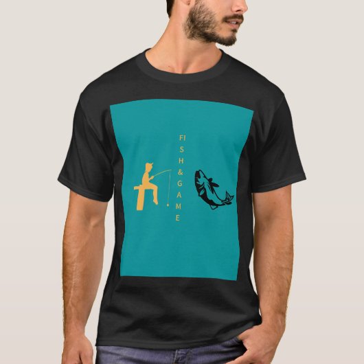 釣りとゲーム Tシャツ (正面)