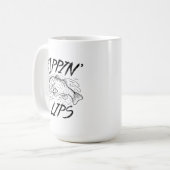 釣りと口裂け コーヒーマグカップ (正面左)