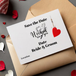 釣りにあなたに引っ掛かった 結婚式のSave the Date 招待状