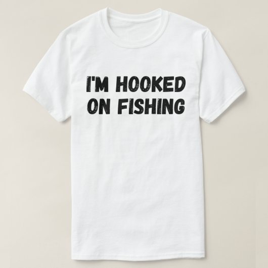 釣りにはまっています Tシャツ (デザイン正面)