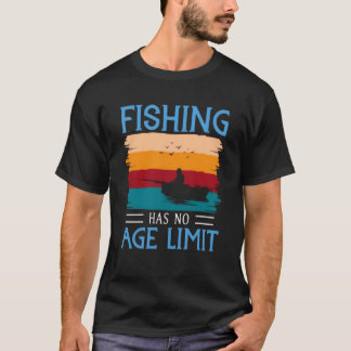 釣りには年齢制限がない Tシャツ