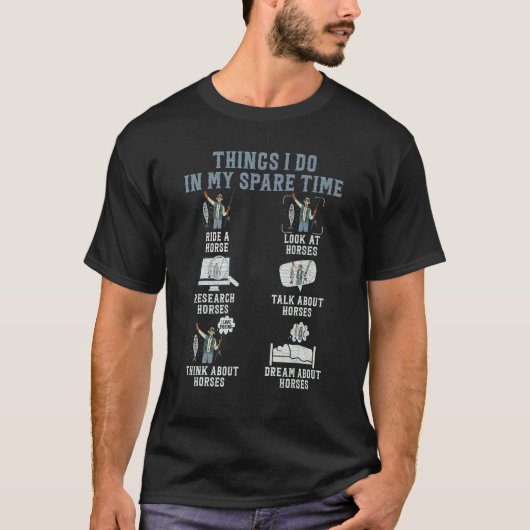 釣りに行く 余暇にやる釣り関連の事 Tシャツ (正面)