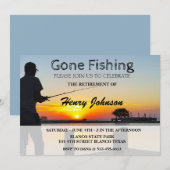 釣りに行く 引退 招待状 (正面/裏面)