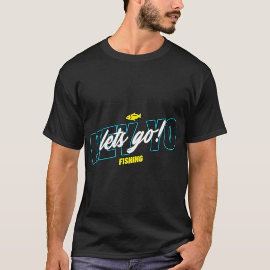 釣りに行こうぜ Tシャツ (正面)