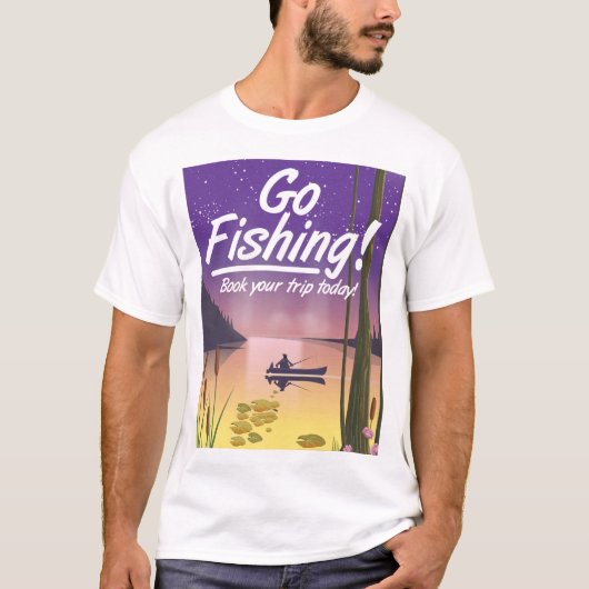 釣りに行こう! Tシャツ (正面)