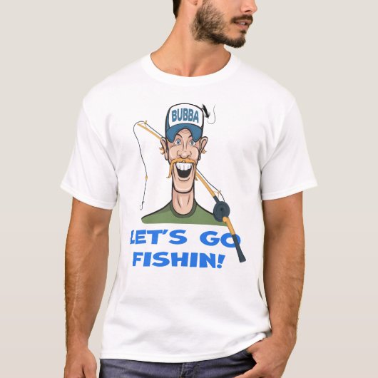 釣りに行こう Tシャツ (正面)