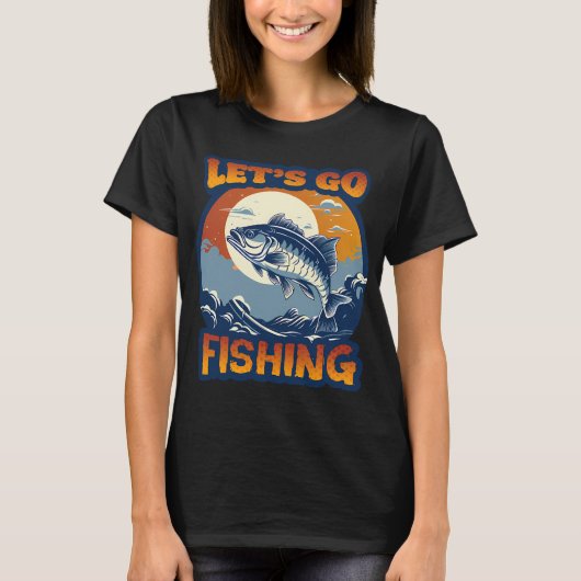 釣りに行こう Tシャツ (正面)