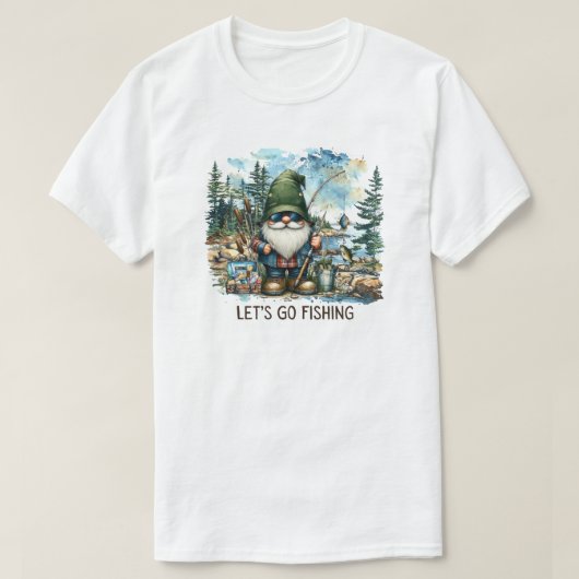 釣りに行こうTシャツ Tシャツ (デザイン正面)