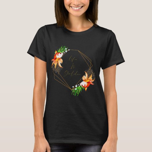 釣りに行ってるよ Tシャツ (正面)
