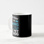 釣りに行って犬を撫でたいだけ コーヒーマグカップ (正面左)