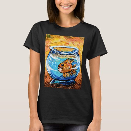 釣りに連れてって Tシャツ (正面)