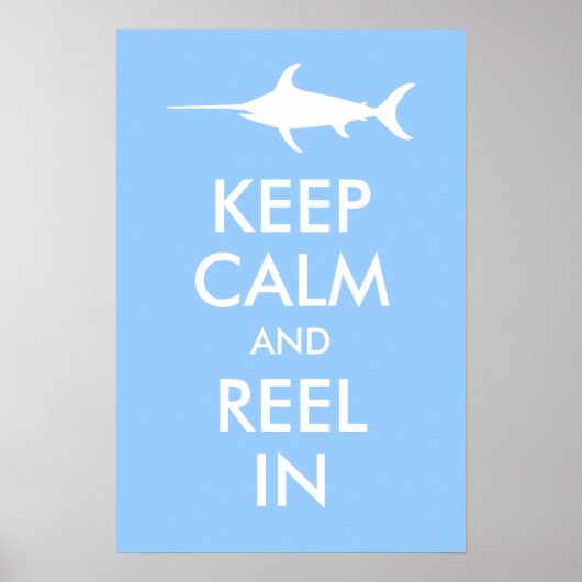 釣りのための冷静さを保ち Reel In プリント (正面)