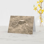 釣りのグリーティングカードを飛ばしたい カード (黄色い花)