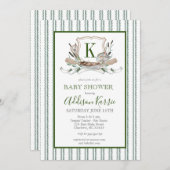 釣りのベビーシャワー招待状 招待状 (正面/裏面)