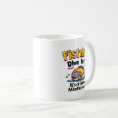 釣りのマインドフルネス コーヒーマグカップ (正面右)