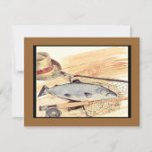 釣りのルアーと仕掛けを飛ばす 招待状 (正面)