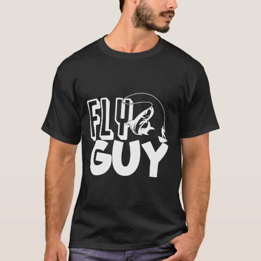 釣りの小物 フライガイ フライフィッシング Tシャツ (正面)