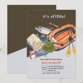 釣りの招待状 招待状 (正面/裏面)