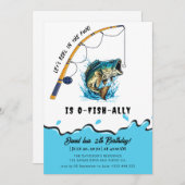 釣りの招待 招待状 (正面/裏面)