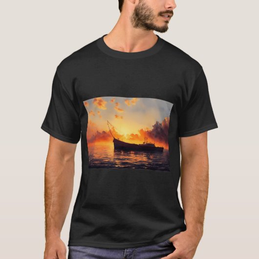 釣りの時間です Tシャツ (正面)