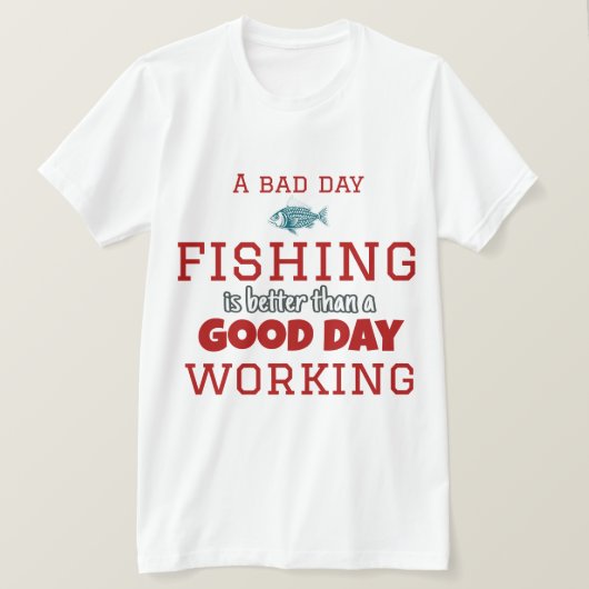 釣りの時間 Tシャツ (デザイン正面)