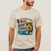 	釣りの楽しいひとときTシャツ Tシャツ (正面)