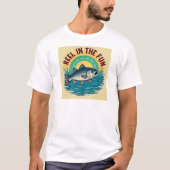 釣りの楽しみを釣り上げよう Tシャツ (正面)