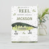 釣りの誕生日招待状 招待状 (スタンド正面)