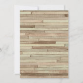 釣りの誕生日招待状 木製 釣りパーティー 招待状 (裏面)