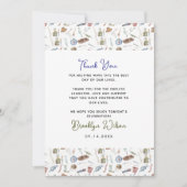 釣りの1歳誕生日ギフトタグ | オフィシャルにワン サンキューカード (正面)