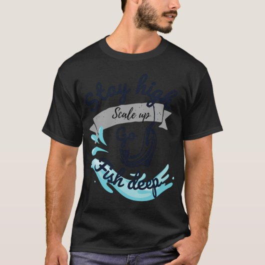 釣りはハイレベル Tシャツ (正面)