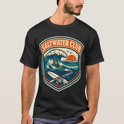 釣りは人生 Tシャツ (正面)